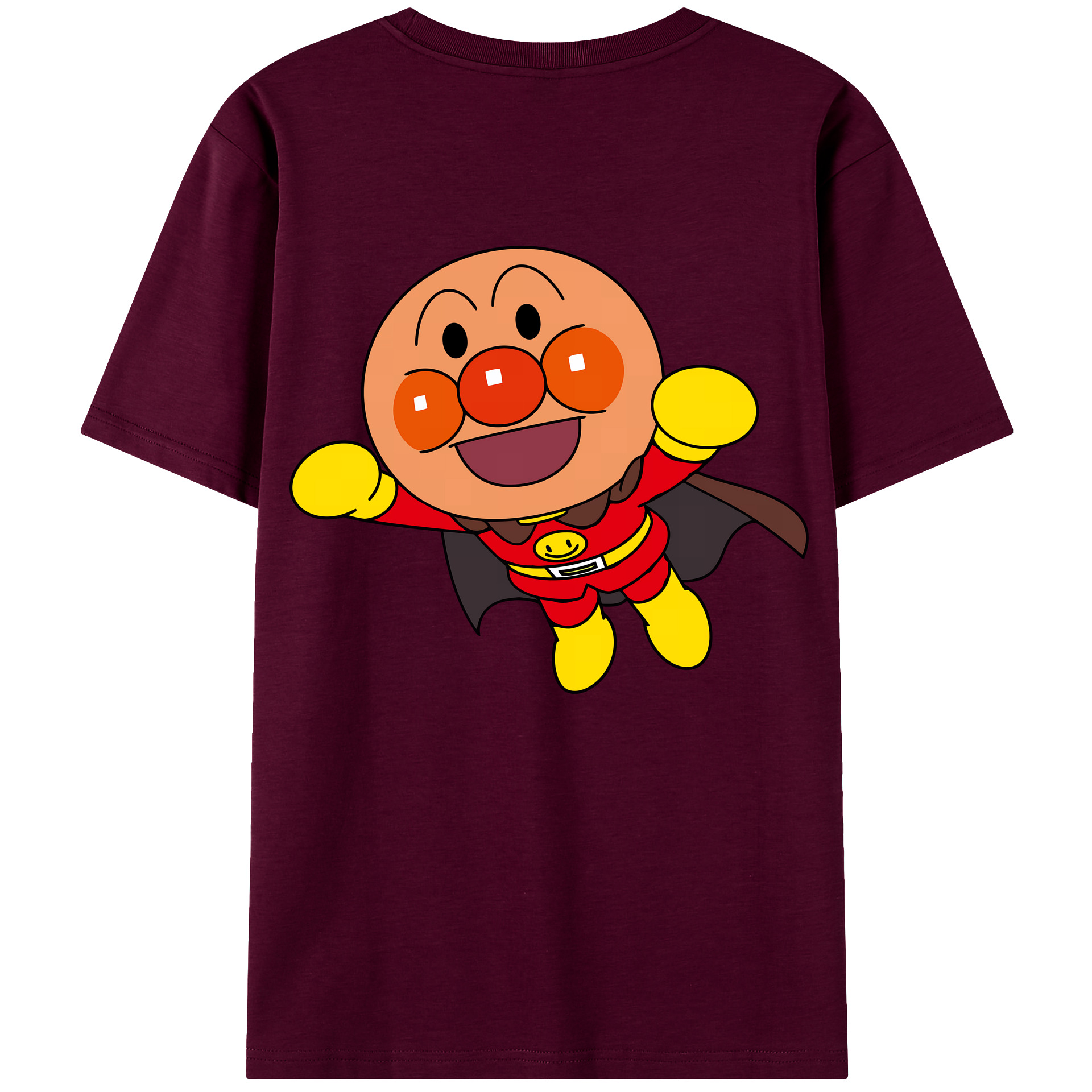 （画像用） アンパンマン Anpanman レディース半袖Tシャツ(バックプリント)